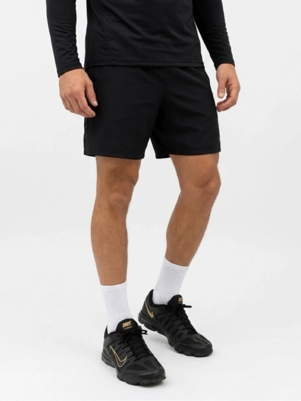Nike Black Athletic Shorts with Subtle Logo